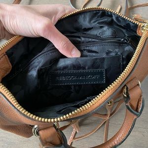 Rebecca Minkoff Leather Crossbody with Tassels